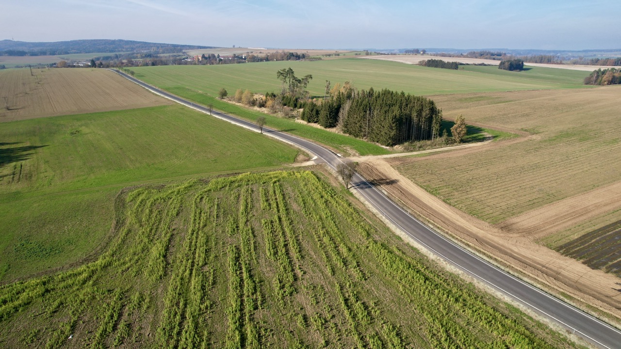 Silnice III/1281 – rekonstrukce úseku Košetice–Vyklantice - Straßen- und Brückenbau